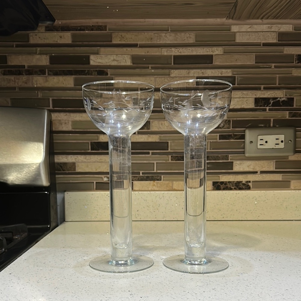 Princess House Two Candle Holders